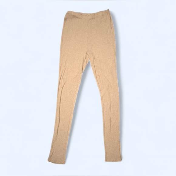 Fashion Nova Women’s Cream Ribbed Knit Pants Size XXL - Picture 7 of 9